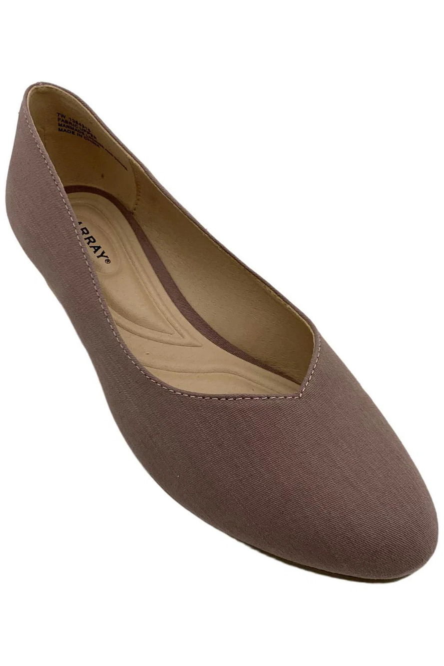 ARRAY Women's Darling Slip-On Wedged Flats Aubergine - Medium